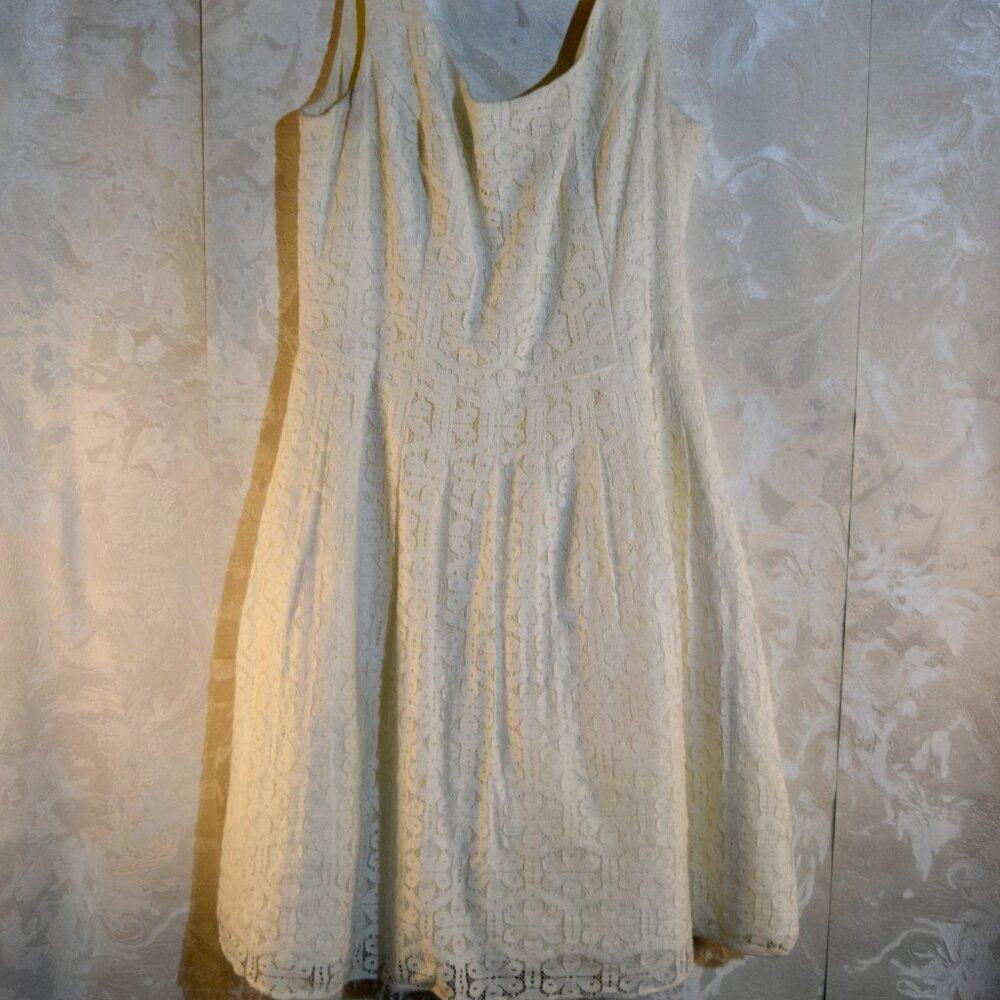 Lilly Pulitzer Size 0 | Posey Resort White Daisy Lane Lace Dress | Sleeveless
